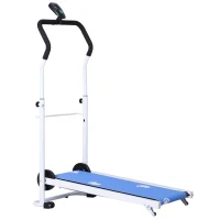 HomCom Tapis Roulant Magnetico con Schermo LCD Pieghevole Per Fitness(m-1)