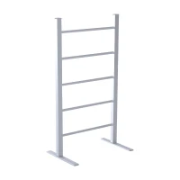 HomCom Scaldasalviette Stendino Elettrico in Lega d’Alluminio 100W(m-4)