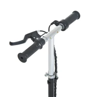 HomCom Monopattino Elettrico con Sella per Bambini Pieghevole 120W, Blu(m-7)