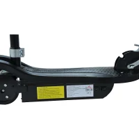 HOMCOM Monopattino Scooter Elettrico per Bambini con Sedile Pieghevole e Velocità Regolabile Max 12KM/H, 81.5 x 37 x 96cm, Nero(m-10)