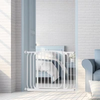 HOMCOM Cancelletto per Bambini in Metallo a Pressione con Doppia Chiusura 96 x 72.5cm(m-2)
