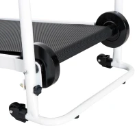 Homcom Tapis Roulant Magnetico Pieghevole per Fitness Allenamento a Casa in Acciaio 52×92×110-130cm(m-7)