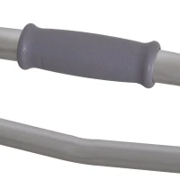 Homcom Deambulatore Pieghevole e Ultraleggero in Alluminio con 2 Ruote e Altezza Regolabile 77-95 cm(m-8)