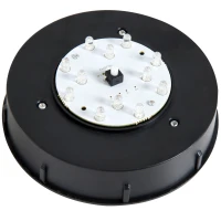 Outsunny Lampada da Terra Giardino Esterno LED a Energia Solare Design Moderno Acciaio Φ19.7 × 63cm(m-9)