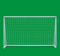 Outsunny - Mini porta da calcio gonfiabile per bambini rete di calcio da giardino L(m-4)