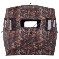 Outsunny Tenda Stealth Camo per Caccia e Fotografia 2 Persone 4 Finestre Ottima Visibilità Tessuto Oxford 145x145x165cm(m-3)