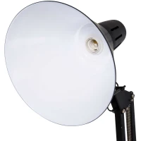 HOMCOM Lampada da Terra con Paralume e Altezza Regolabile, Interruttore a Pedale, in Metallo, Nero, 63x31.5x91-182cm(m-9)