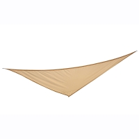 Outsunny Tenda da sole triangolare anti UV, 6x6x6 m, Beige