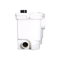 HOMCOM - Trituratore Pompa di Scarico 800W per WC, Lavabo, Bidet, Doccia in PP 43 x 23 x 26cm Bianco(m-4)