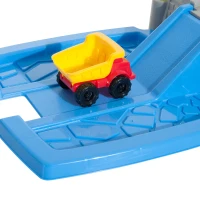 HOMCOM Set Giochi Giocattolo da Spiaggia 11 pezzi Escavatore per Bambini, 49 x 49 x 14cm(m-8)