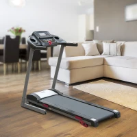 HOMCOM Tapis Roulant Elettrico Professionale Pieghevole con Schermo LCD e MP3 1.75HP(m-2)