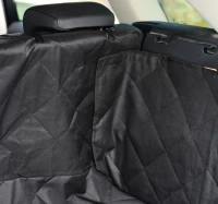 PawHut Telo di Copertura per Bagagliaio Auto Impermeabile per Animali Domestici in Tessuto Oxford Nero 185.5x175cm(m-6)