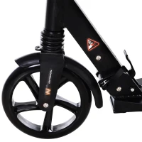 HOMCOM Monopattino Elettrico Pieghevole Nero, Velocità Massima 15 km/h, Autonomia 10 km(m-8)