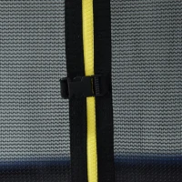 Homcom Trampolino Elastico con Rete di Sicurezza e Pali Imbottiti per Adulti e Bambini Φ366 x 260 cm(m-8)