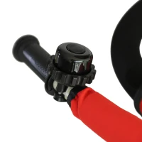 Homcom Triciclo Passeggino per Bambini con Maniglione Tetto Parapioggia Regolabile e Cestino, Rosso(m-7)