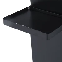 HOMCOM Carrello da Officina Professionale Porta Attrezzi con Cassettiera 61.5 x 33 x 113cm Nero(m-10)