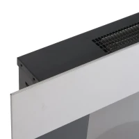 HOMCOM Caminetto Elettrico a Parete o FreeStanding con Fiamma di LED 90 x 9.5 x 56cm(m-6)