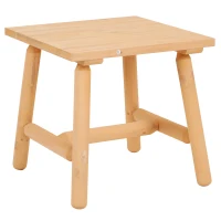 Outsunny Tavolino da Giardino da Caffè per Esterno Rettangolare Antimuffa e Antimacchia Facile da Montare in Legno Resistente 50x50x48cm(m-1)