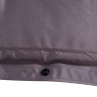 Outsunny Materassino Gonfiabile da Campeggio con Cuscino Ergonomico PVC 191x63x5cm Rosso, Grigio(m-10)