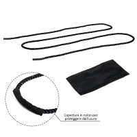 HomCom Battle Rope Forza Fitness Corda da Allenamento (Ф38mm) Lunghezza 15m(m-8)