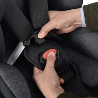 HOMCOM Seggiolino Auto 0-36kg, Bambini Gruppo 1,2,3 Età 3-12 Anni, con Cintura di Sicurezza, Nero e Grigio 43 x 41 x 70-79cm(m-6)