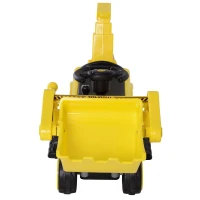 Homcom Escavatore Giocattolo Cavalcabile con Pala e Braccio Elettrico per Bambini Giallo(m-4)
