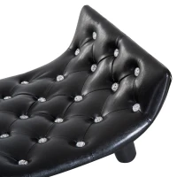 PawHut Divano Letto Cuccia per Cani e Gatti Elegante Ecopelle e Legno 58×43×25cm(m-7)