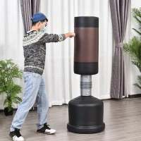 HomCom Sacco boxe da terra Professionale-Allenamento Boxing MMA MUAY THAI KICK(m-2)