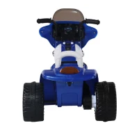 HOMCOM Triciclo Moto Elettrica per Bambini  80 × 43 × 54.5cm Blu(m-5)