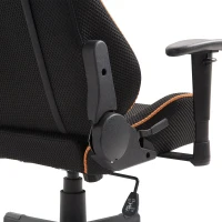 HOMCOM Sedia da Gaming con Rotelle Reclinabile Girevole Ufficio Tessuto(m-11)