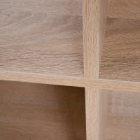 HOMCOM Libreria Scaffale 8 Ripiani Per Soggiorno, Ufficio, Camera da Letto, Legno, 61,5x29,5x122,5 cm(m-6)