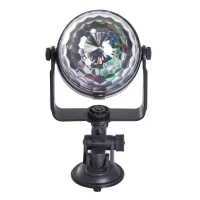 HOMCOM Proiettore LED Multicolore Luci Decorazione da Interno Impermeabile per Feste Eventi Party Compleanno in ABS Nero(m-3)