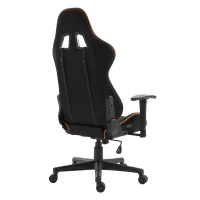 HOMCOM Sedia da Gaming con Rotelle Reclinabile Girevole Ufficio Tessuto(m-8)