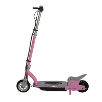 Homcom - Monopattino Elettrico 13Km/h Elettroscooter 120W 81.5 x 37 x 90cm Rosa(m-1)