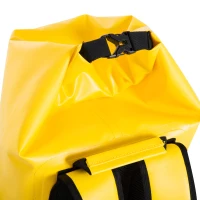 Outsunny Borsa Zaino Impermeabile Multifunzionale Ideale per Outdoor, Giallo, 30L(m-7)