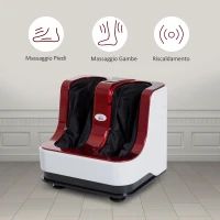 HOMCOM Massaggiatore Piedi Elettrico Massaggio Shiatsu a Rullo con 3 Programmi(m-6)