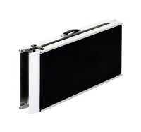 Pawhut Rampa Auto per Cani Pieghevole in Lega d’Alluminio, 183x38x5cm(m-7)