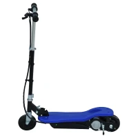HOMCOM Monopattino Scooter Elettrico per Bambini Pieghevole 120W, Velocità Massima 12km/h, 81.5 x 37 x 96cm, Blu(m-4)