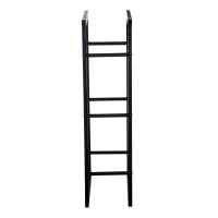 Homcom Porta Legna per Casa e Giardino in Ferro Nero, 60x25x100cm(m-4)