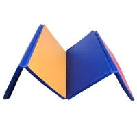 HOMCOM Tappetino da ginnastica Materassino da palestra Tappetino fitness Tappetino salvapavimenti Stuoia morbida pieghevole(m-8)