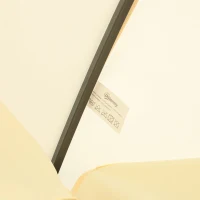 Outsunny Gazebo da Giardino 4 Pareti a Doppio Strato con Tetto Aperto Poliestere 300 x 365 x 275 cm Bianco(m-8)