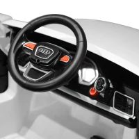 HOMCOM Macchina Elettrica per Bambini con Telecomando Modello AUDI Q5 12V Musica Luci e Suoni 116 × 75 × 56cm Bianco(m-10)