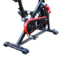 HOMCOM Cyclette Professionale per Allenamento Spinning 103 × 45 × 105cm Nero(m-8)