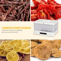 Homcom Essiccatore Alimentare Orizzontale con Temperatura Regolabile 35°-70°(m-5)