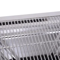 Outsunny Barbecue BBQ Griglia a Carbonella e Legna 6 Persone Acciaio Inossidabile 41 x 34,5 x 36 cm Argento e Nero(m-5)