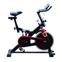 HOMCOM Cyclette Professionale per Allenamento Spinning 103 × 45 × 105cm Nero(m-1)