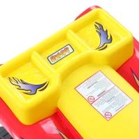 Qaba Quad Moto Elettrica per Bambini, Rosso e Giallo(m-6)