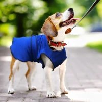 PawHut Cappotto Invernale per Cani Grandi Giubbotti Traspirante Leggero con Raffreddamento Microfibra Schienale 50cm Size 4X(m-2)