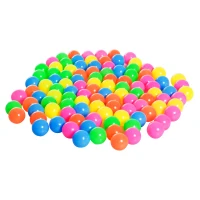 HOMCOM Set di 100 Palline da Gioco per Bambini Giocattolo Colorate Diametro 8cm(m-1)