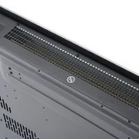 HOMCOM Caminetto Elettrico a Parete o FreeStanding con Fiamma di LED 90 x 9.5 x 56cm(m-9)